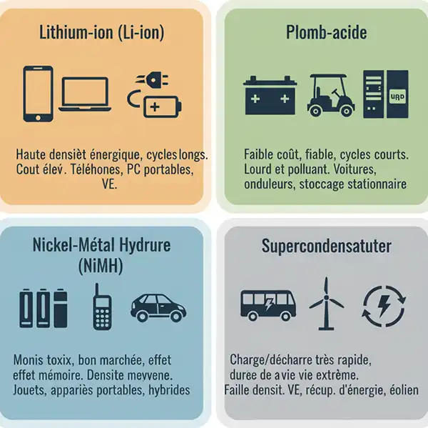Choix de la batterie